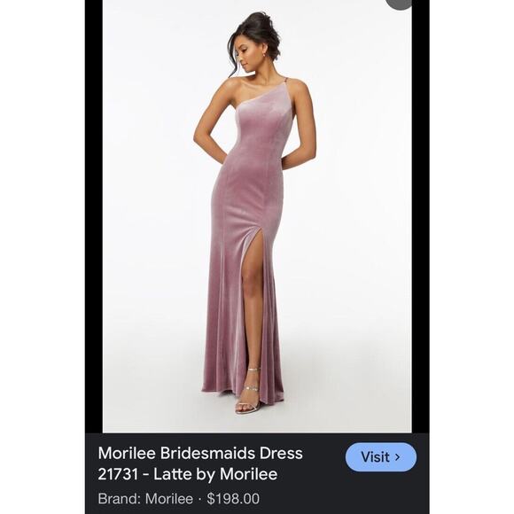 NWT Desert Rose Formal Gown Velvet One Shoulder‎ With Slit 12 Prom Bridesmaid - Picture 1 of 10